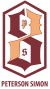 Peterson Simon Logo - A Red and yellow logo with a mix of P and S Mashed together.